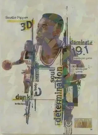 1998-99 SkyBox Premium #12 DDD 3D Scottie Pippen