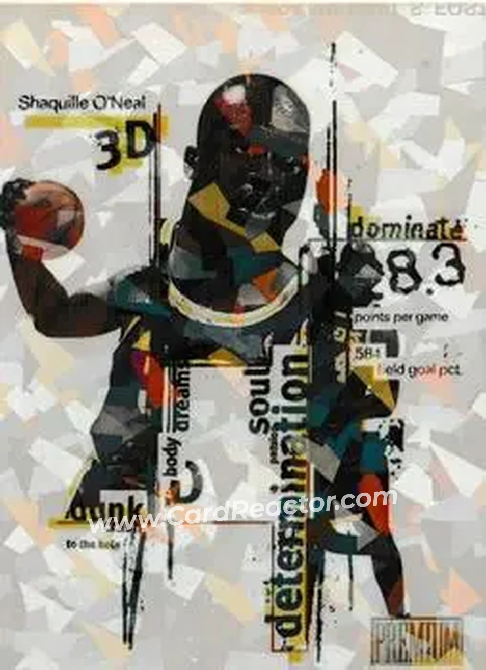 Front of Shaquille O'Neal