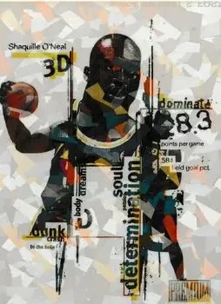 1998-99 SkyBox Premium #15 DDD 3D Shaquille O'Neal