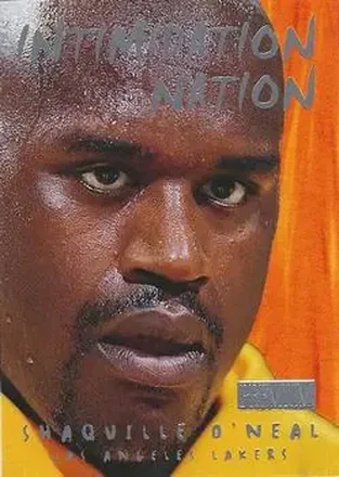 1998-99 SkyBox Premium #1 IN Intimidation Nation Shaquille O'Neal