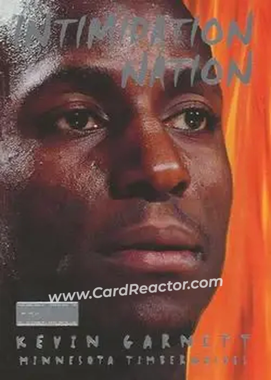 Front of Kevin Garnett