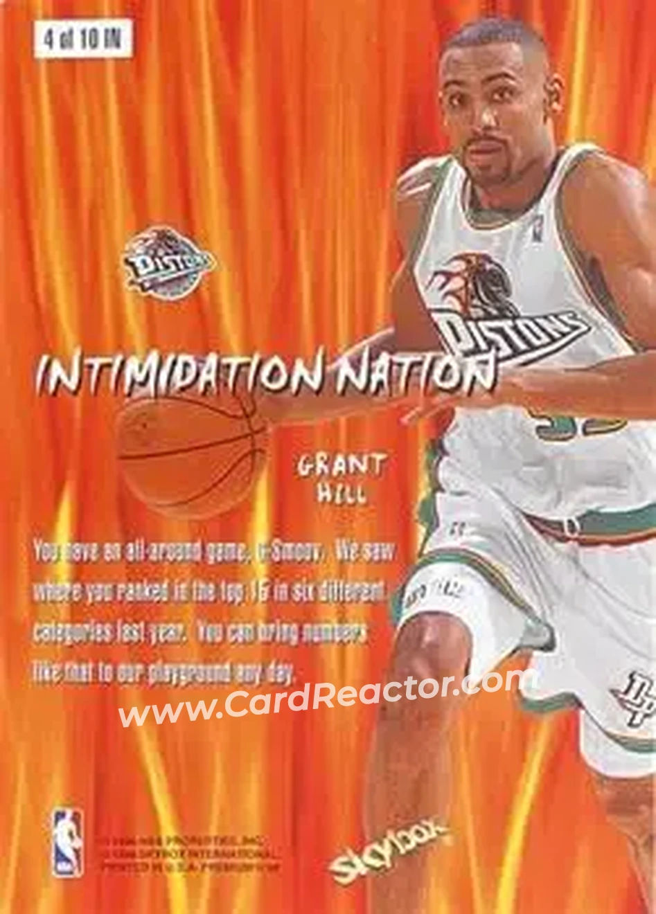 Back of Grant Hill