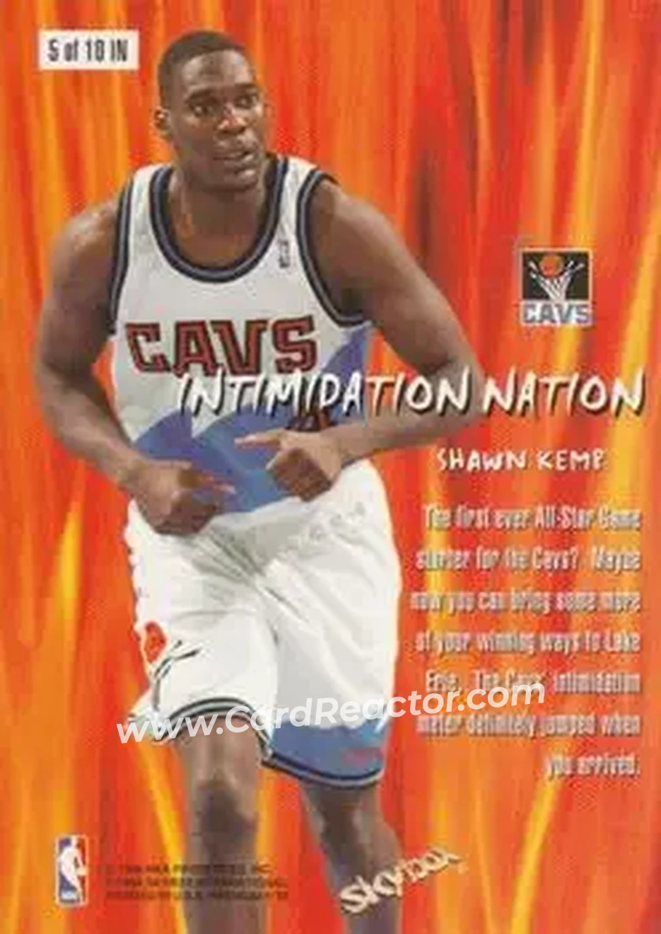 Back of Shawn Kemp