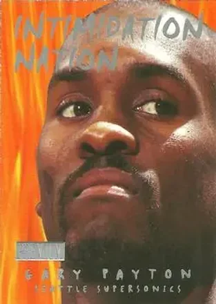 1998-99 SkyBox Premium #9 IN Intimidation Nation Gary Payton