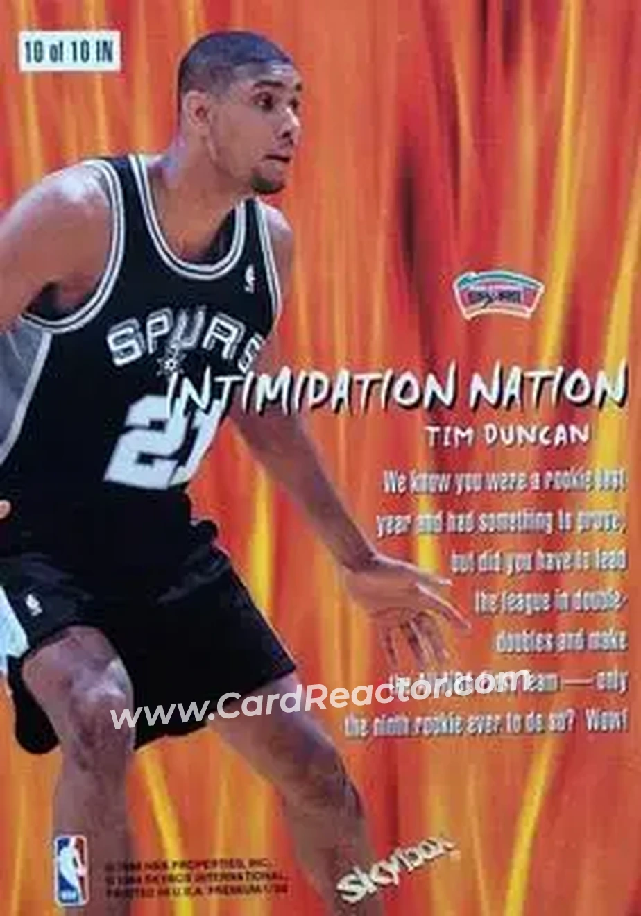 Back of Tim Duncan