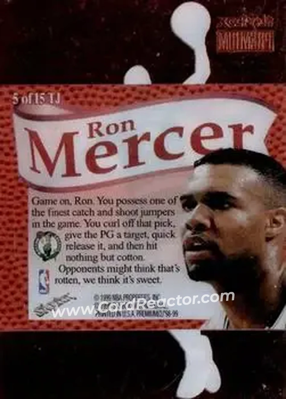 Back of Ron Mercer