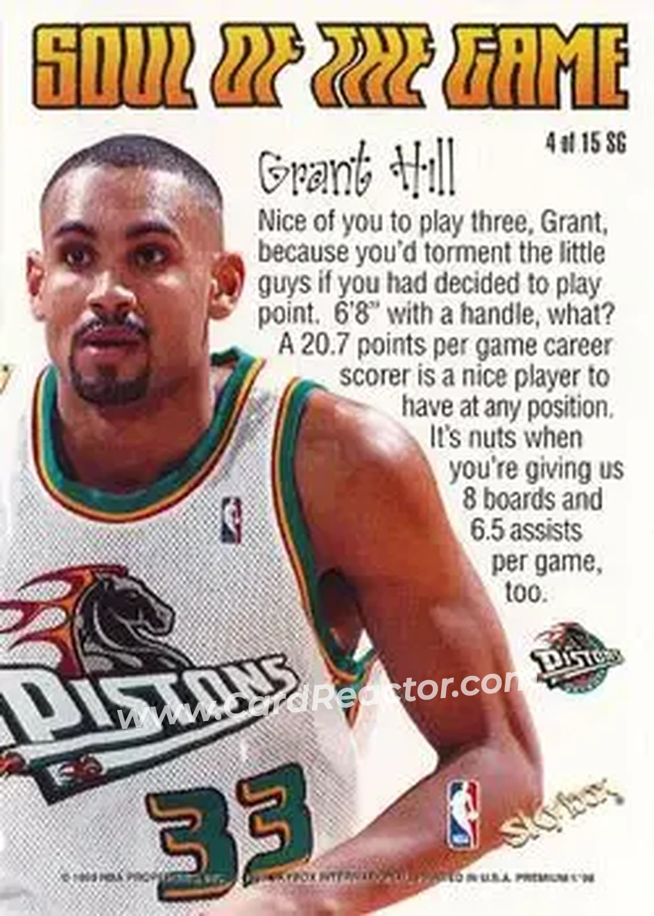 Back of Grant Hill
