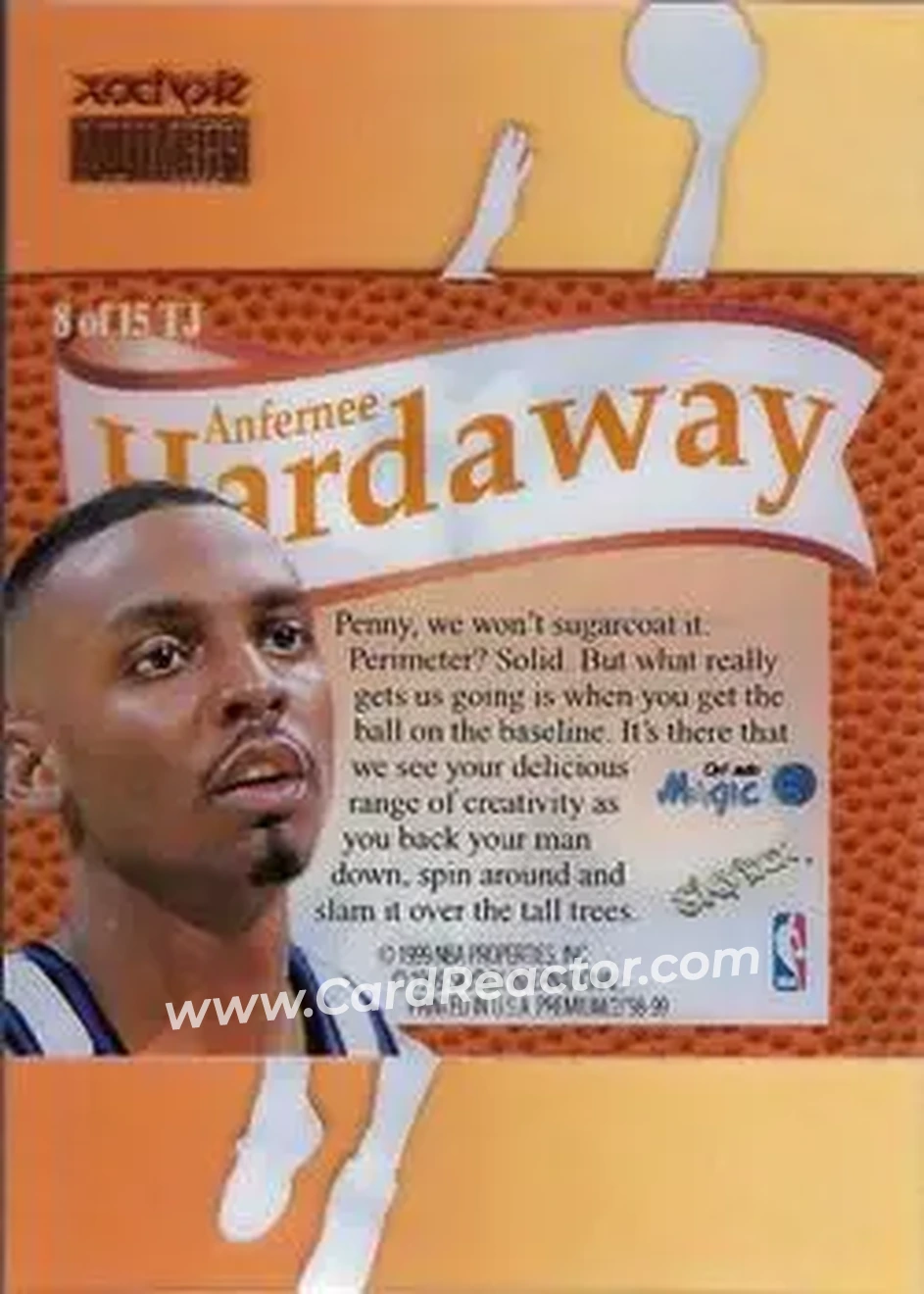 Back of Anfernee Hardaway