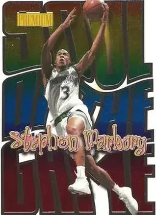 1998-99 SkyBox Premium #9 SG Soul of the Game Stephon Marbury
