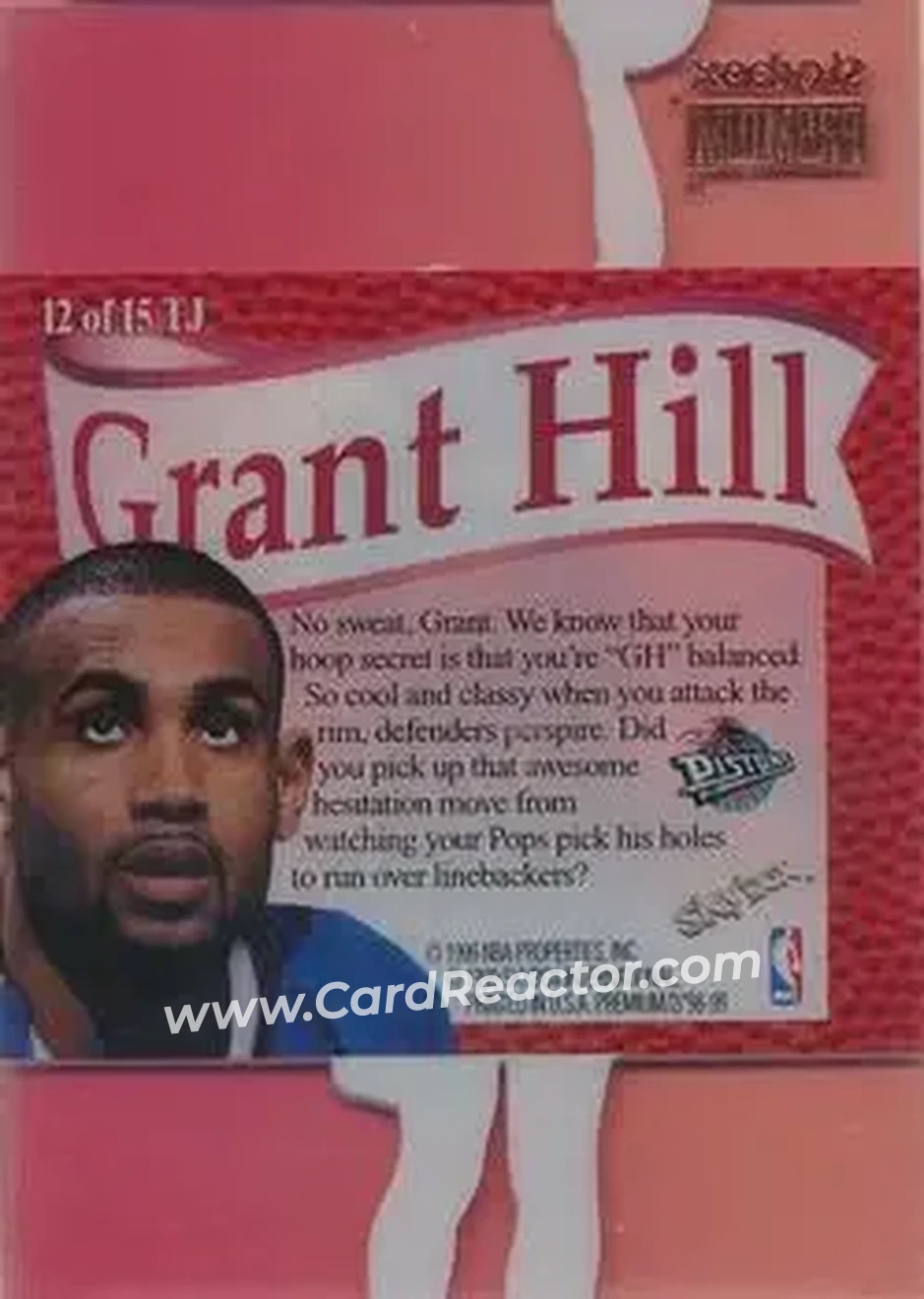 Back of Grant Hill