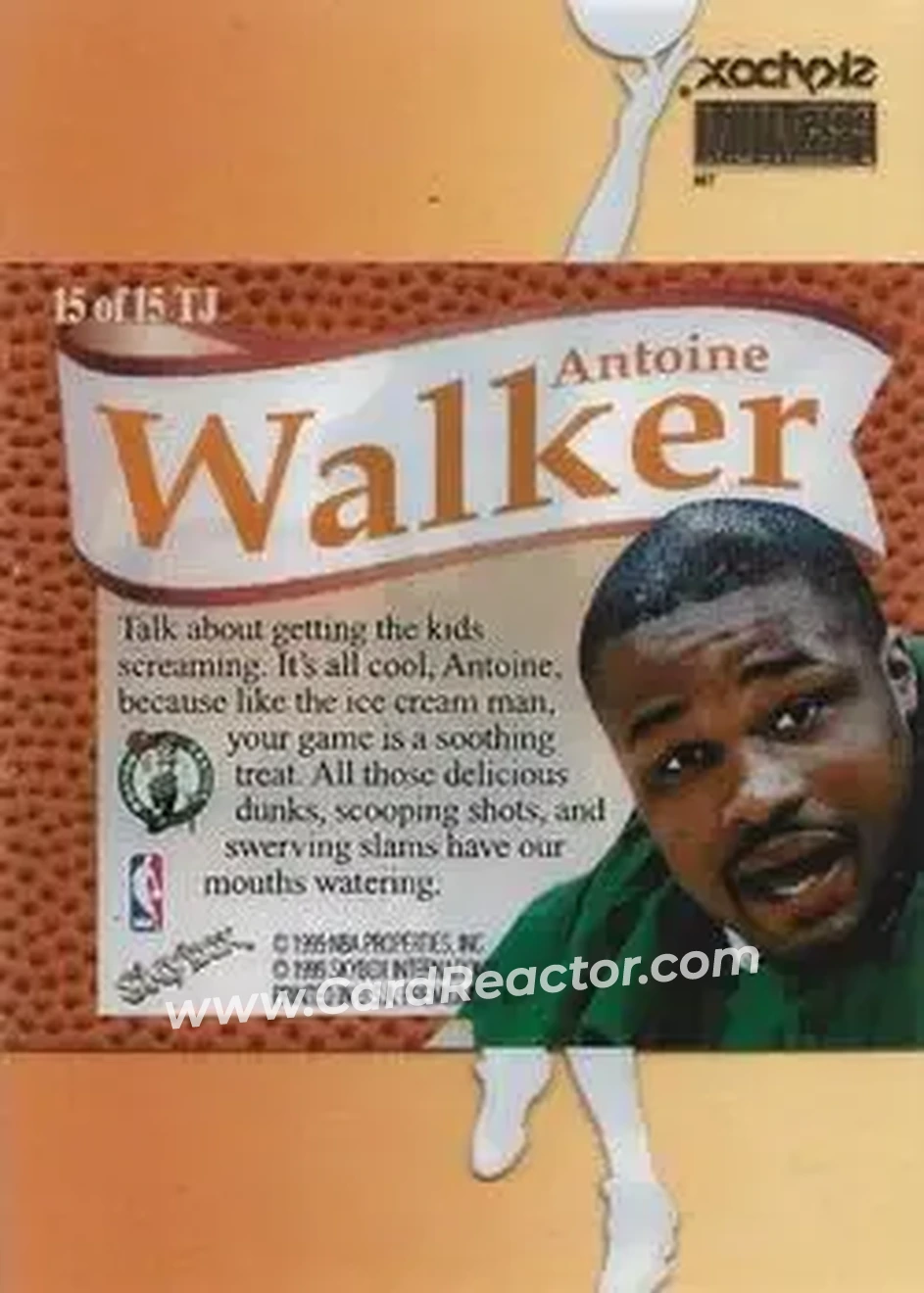 Back of Antoine Walker