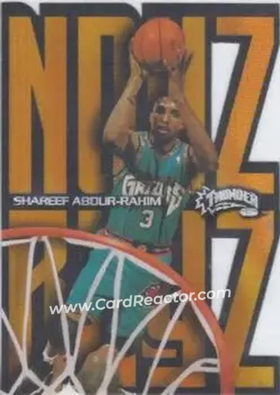 Front of Shareef Abdur-Rahim