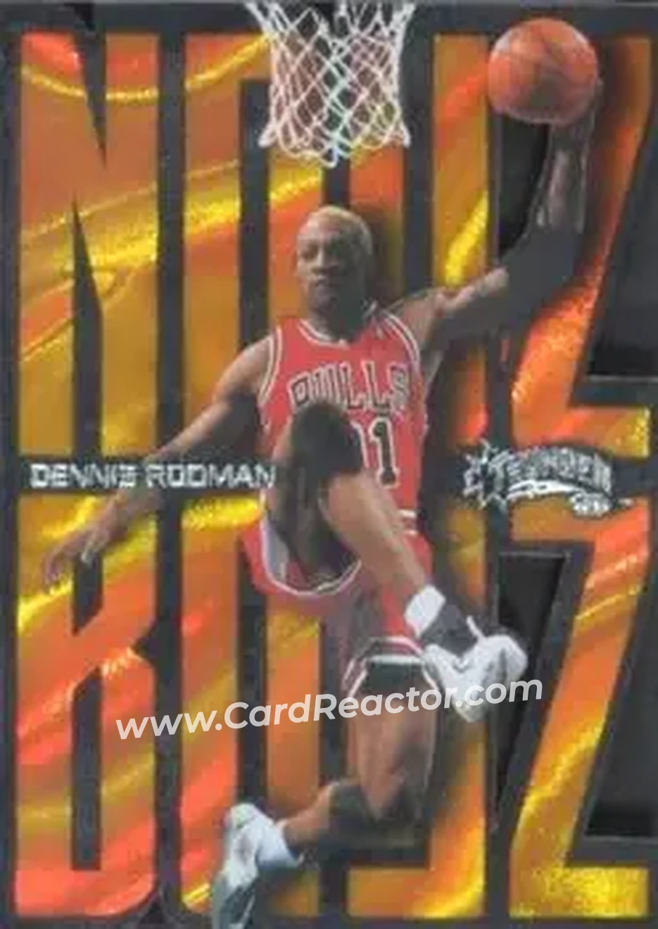 Front of Dennis Rodman