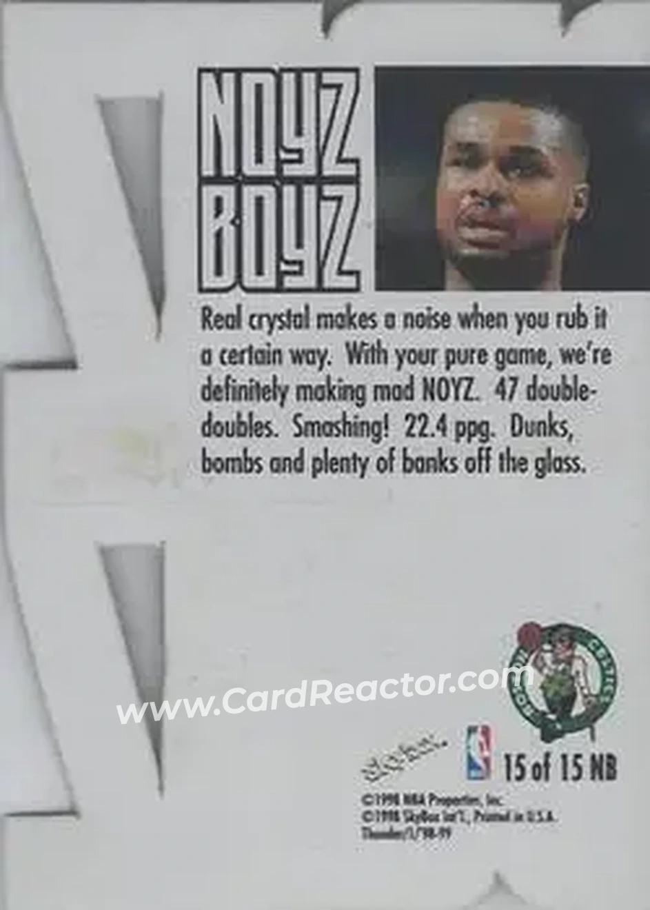 Back of Antoine Walker