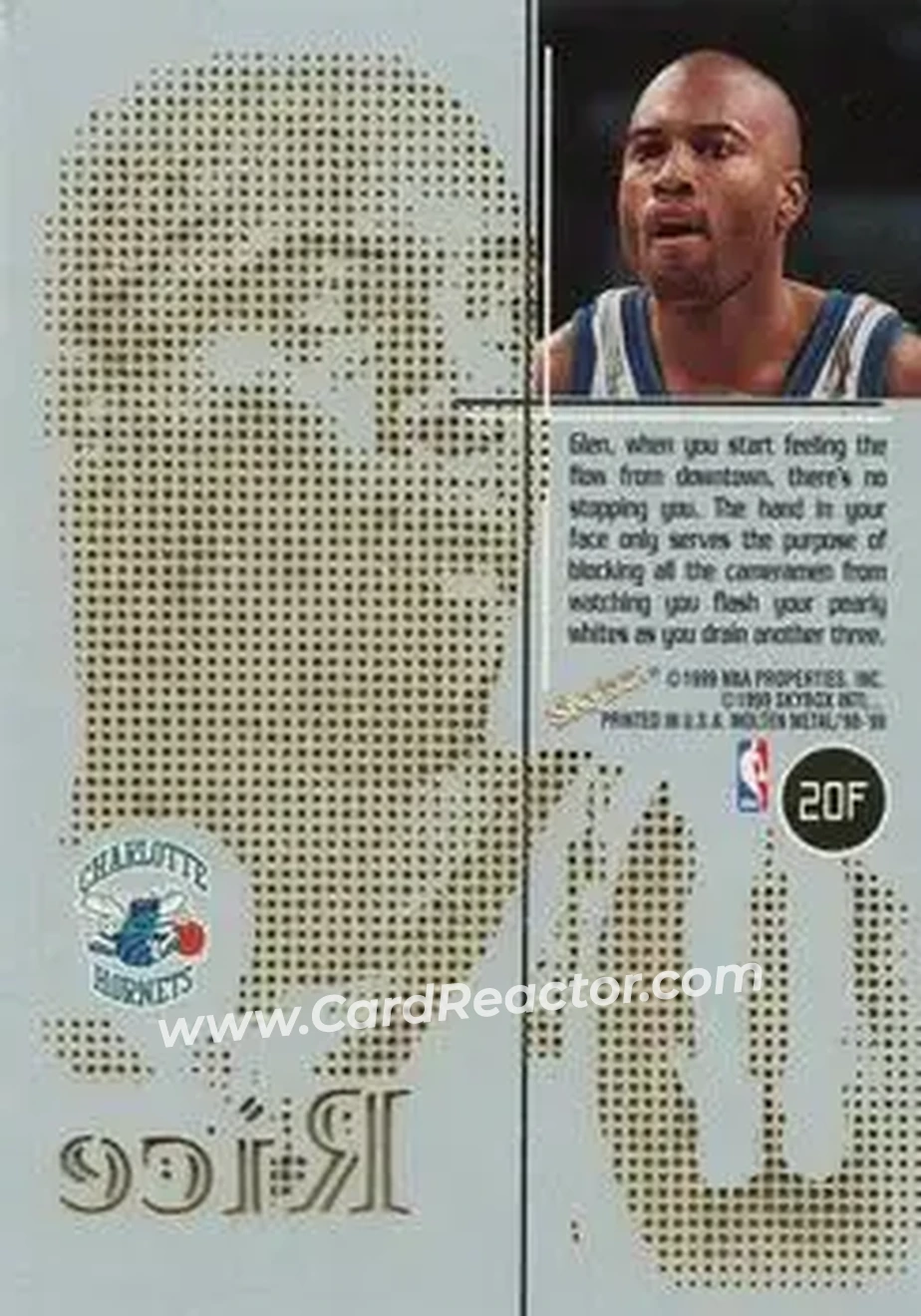 Back of Glen Rice