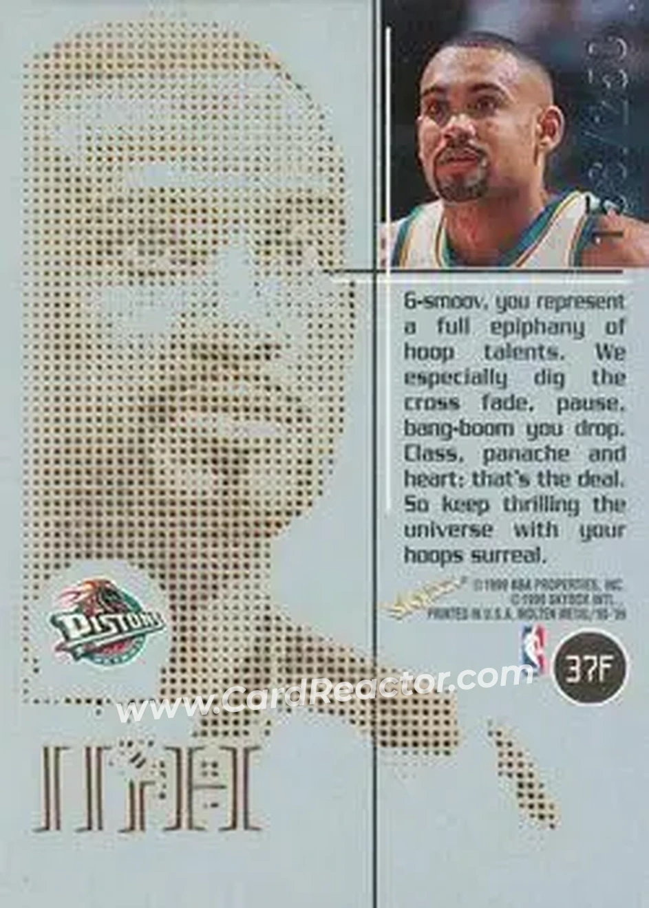 Back of Grant Hill
