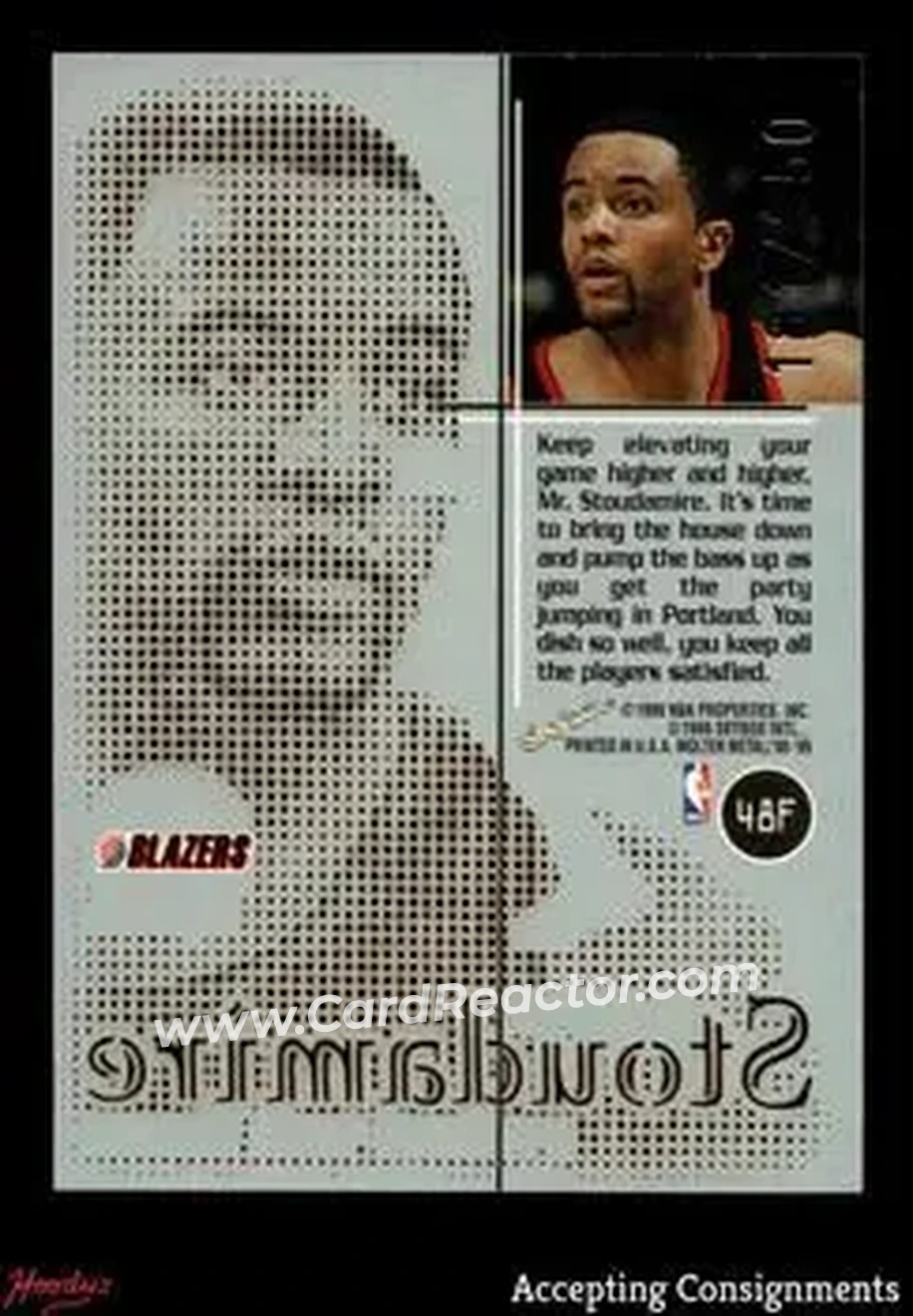 Back of Damon Stoudamire