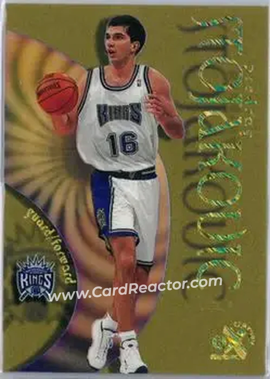 1998-99 SkyBox E-X Century - Essential Credentials Future #62 - Peja Stojaković - Sacramento Kings 1998-99 SkyBox E-X Century - Essential Credentials Future #62 - Peja Stojaković - Sacramento Kings