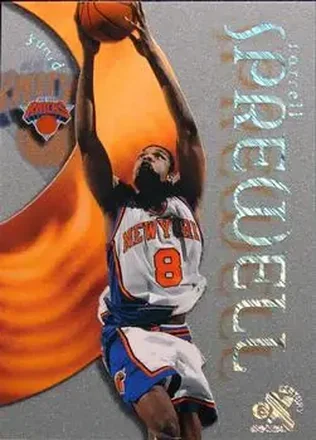 1998-99 SkyBox E-X Century #8 Essential Credentials Now Latrell Sprewell