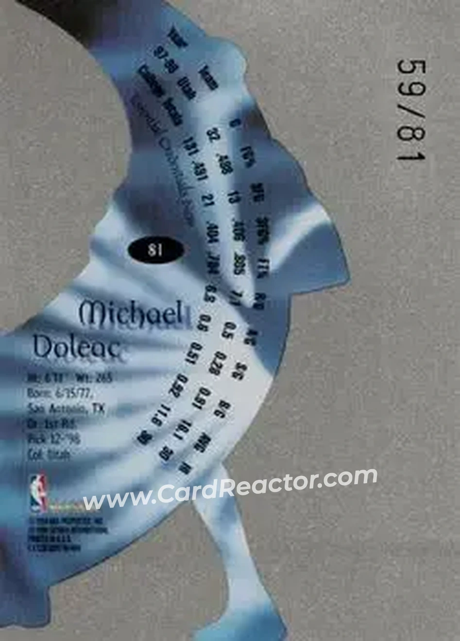Back of Michael Doleac