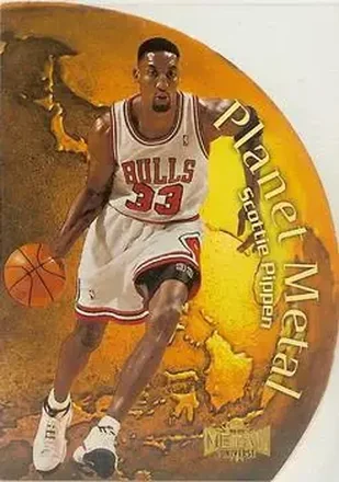 1998-99 Metal Universe #3 PM Planet Metal Scottie Pippen