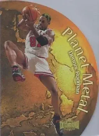 1998-99 Metal Universe #5 PM Planet Metal Dennis Rodman