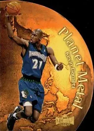 1998-99 Metal Universe #7 PM Planet Metal Kevin Garnett