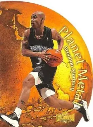 1998-99 Metal Universe #9 PM Planet Metal Stephon Marbury