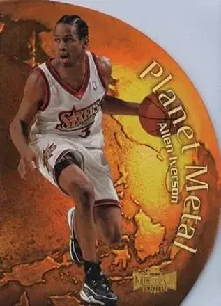 1998-99 Metal Universe #12 PM Planet Metal Allen Iverson