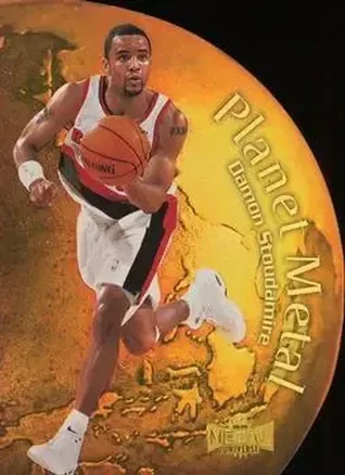 1998-99 Metal Universe #13 PM Planet Metal Damon Stoudamire