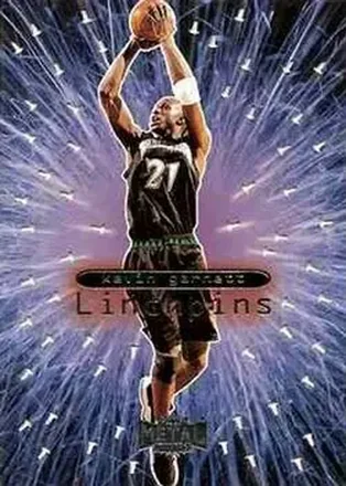 1998-99 Metal Universe #3 LP Linchpins Kevin Garnett