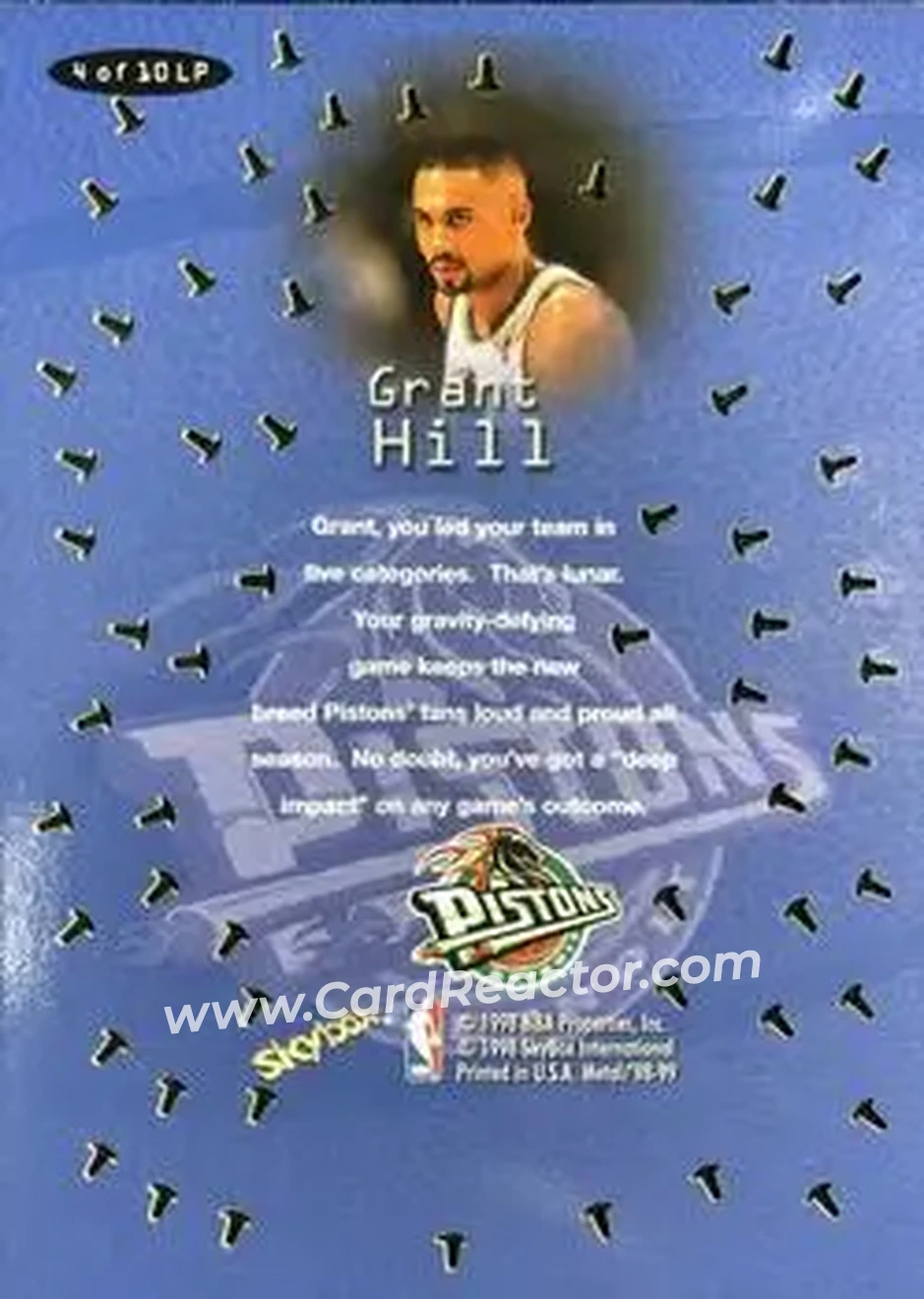 Back of Grant Hill