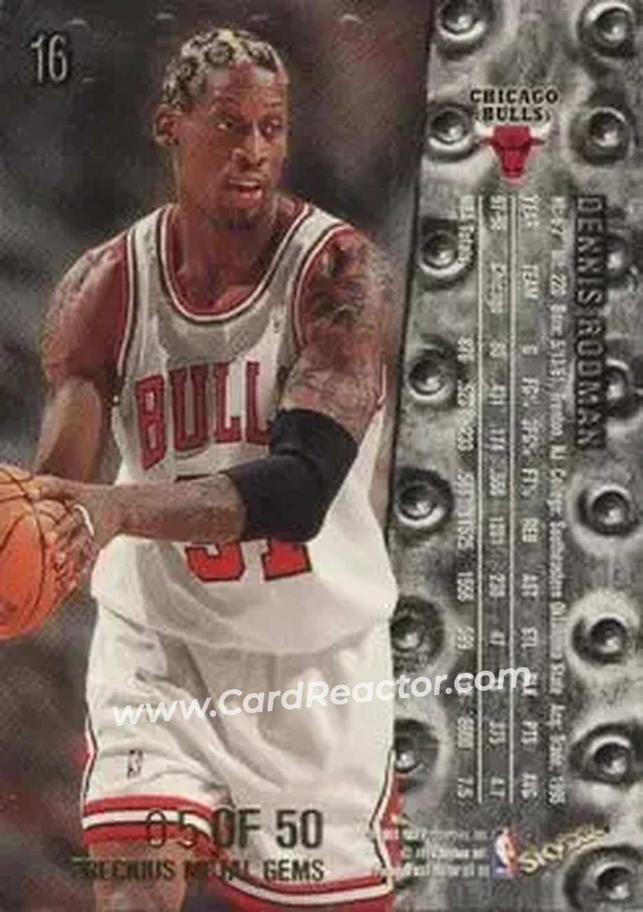 Back of Dennis Rodman