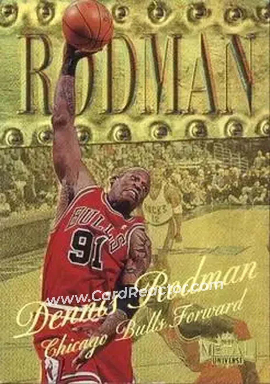 Front of Dennis Rodman