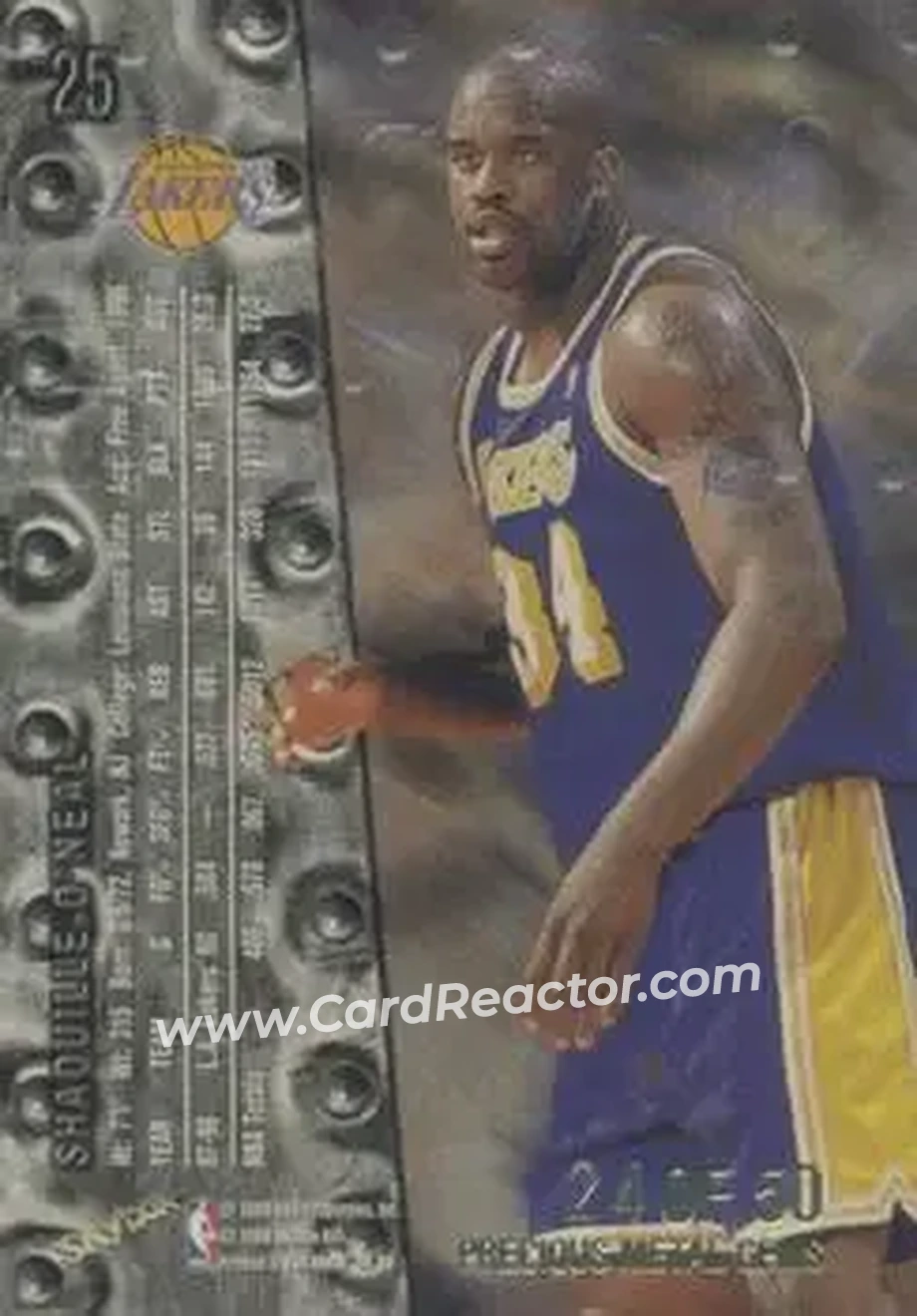 Back of Shaquille O'Neal