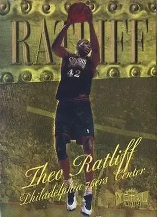 1998-99 Metal Universe #40 Precious Metal Gems Theo Ratliff