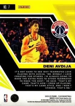 Back of Deni Avdija