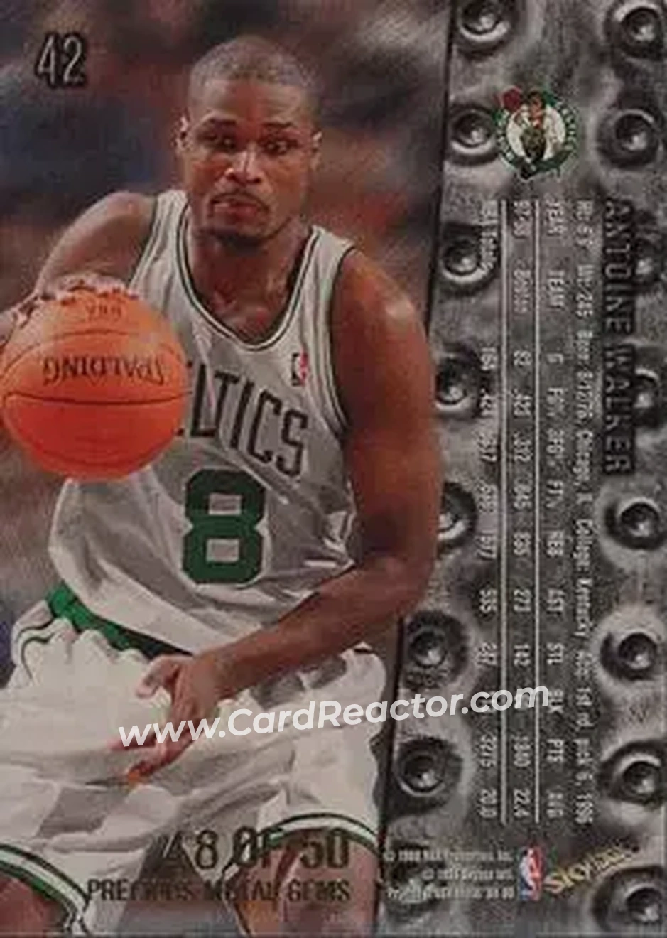 Back of Antoine Walker