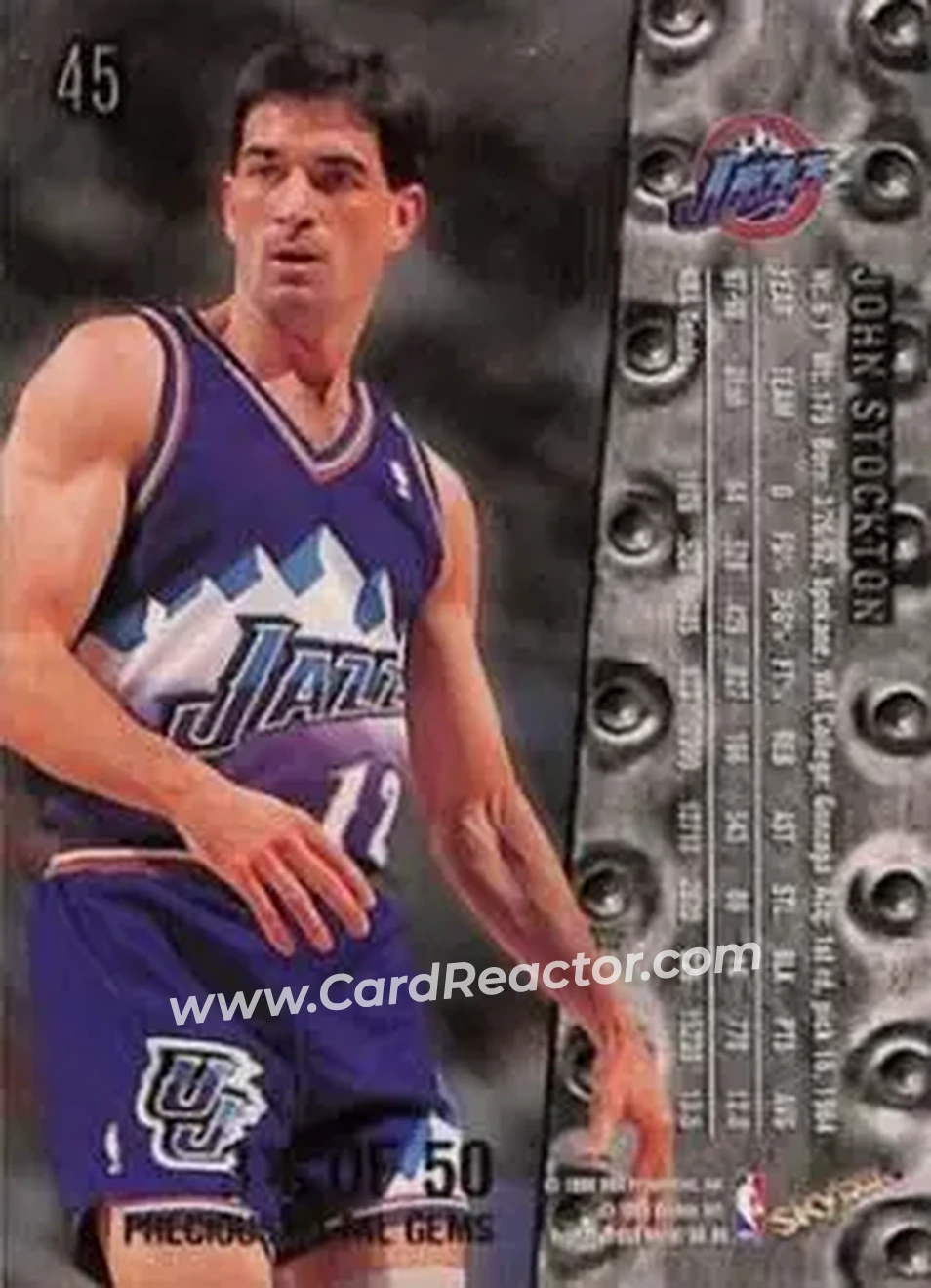 Back of John Stockton