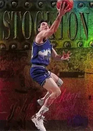 1998-99 Metal Universe #45 Precious Metal Gems John Stockton