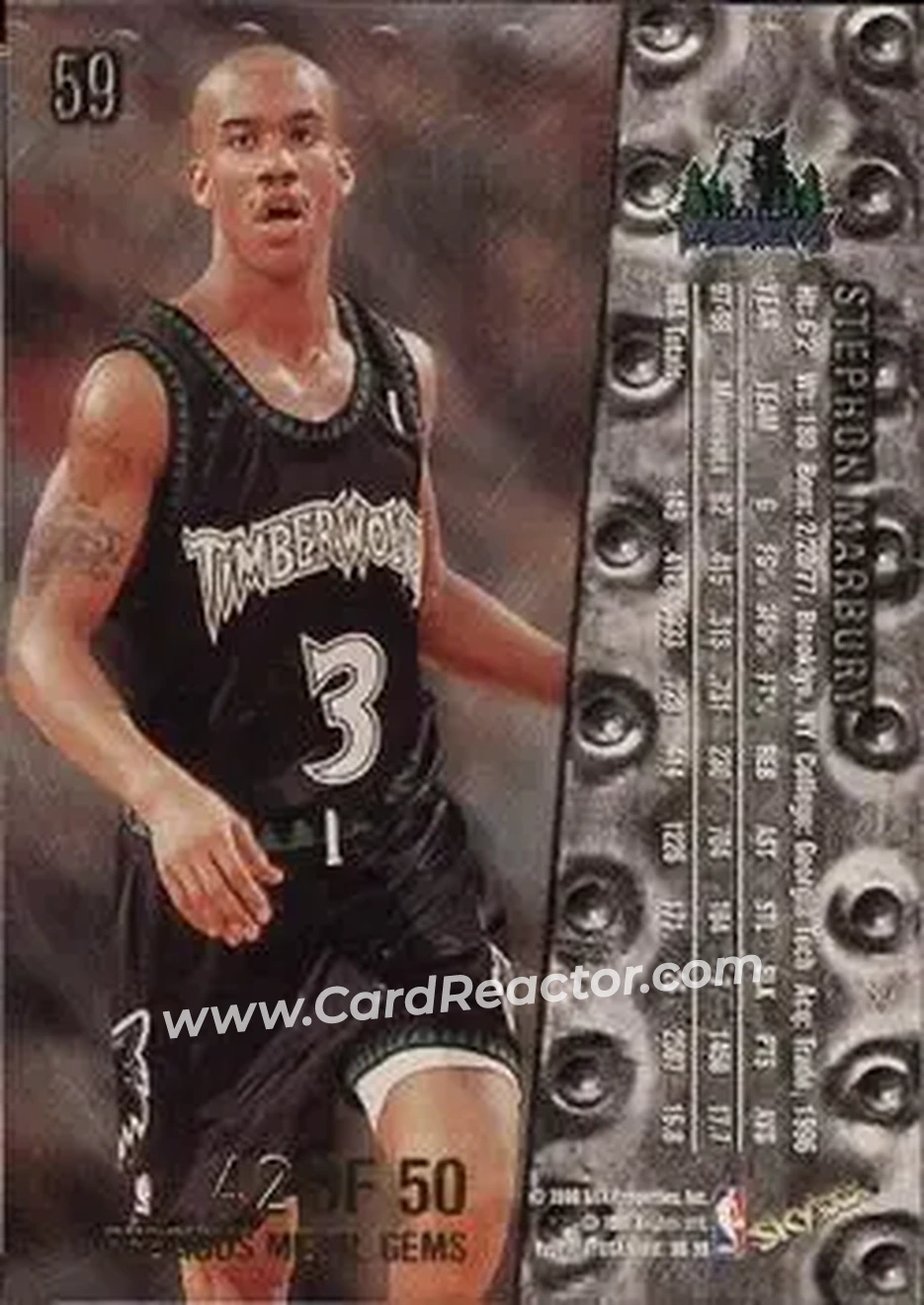 Back of Stephon Marbury