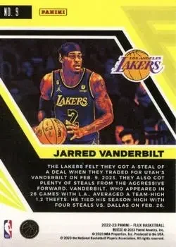 Back of Jarred Vanderbilt