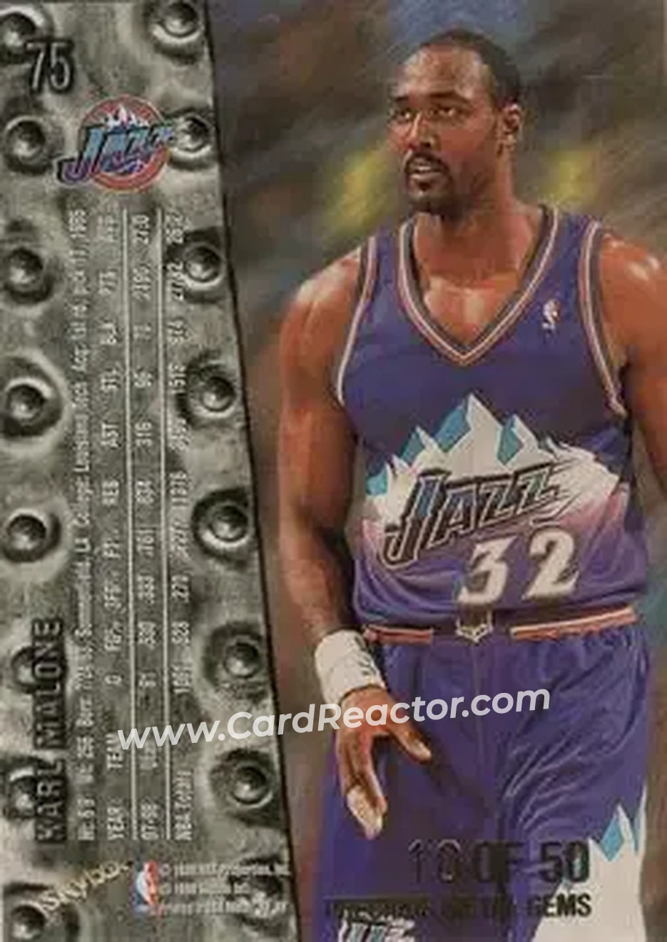 Back of Karl Malone