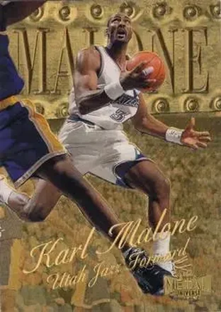 1998-99 Metal Universe #75 Precious Metal Gems Karl Malone