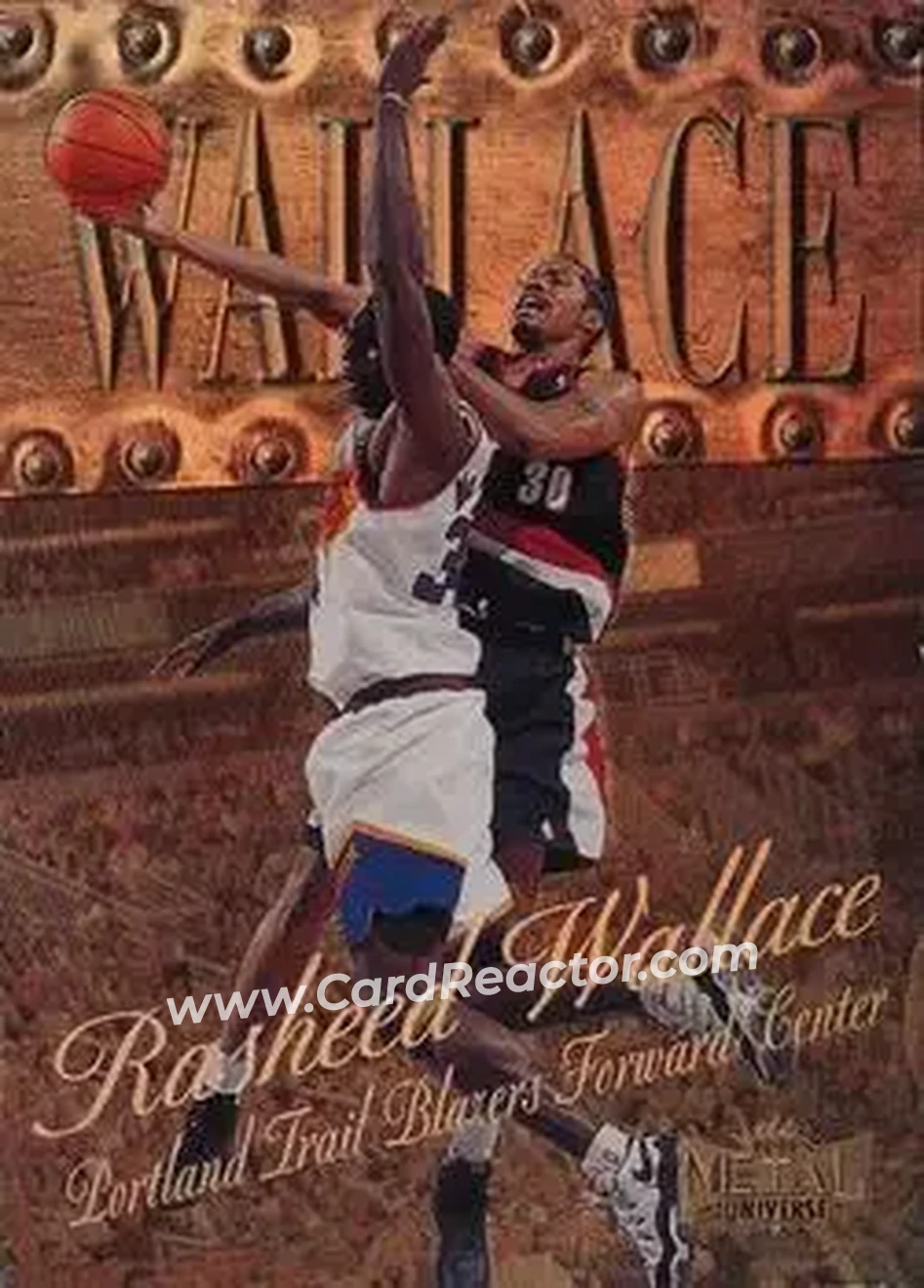 Front of Rasheed Wallace