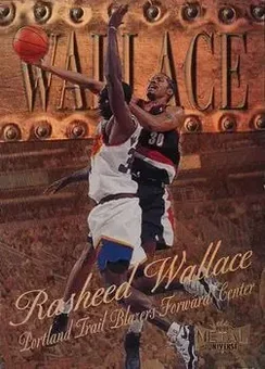 1998-99 Metal Universe - Precious Metal Gems #88 - Rasheed Wallace - Portland Trail Blazers
