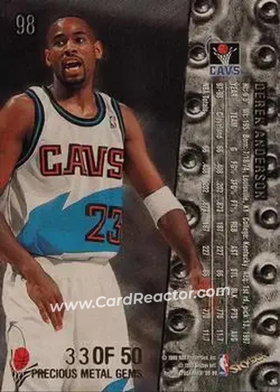 Back of Derek Anderson