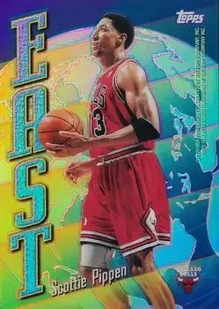 1998-99 Topps #EW4 East/West Refractors Card #EW4