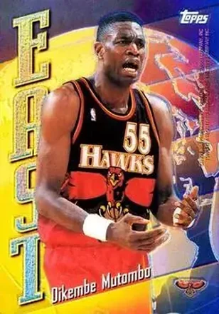 1998-99 Topps #EW7 East/West Refractors Card #EW7