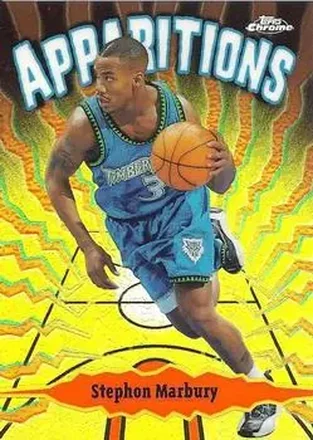 1998-99 Topps Chrome #A2 Apparitions Refractors Stephon Marbury